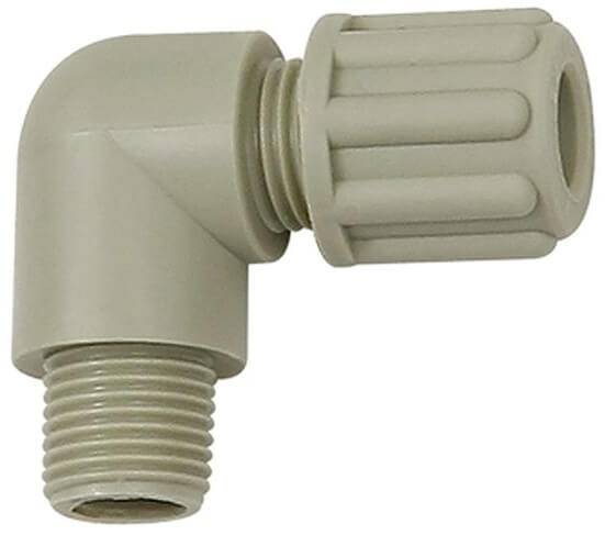 Cuple L push-on cu filet cilindric exterior - Polipropilena
