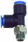 Cupla L-T push-in cu filet conic exterior etansat cu PTFE, seria standard, R 1/2&QUOT; - 6 mm