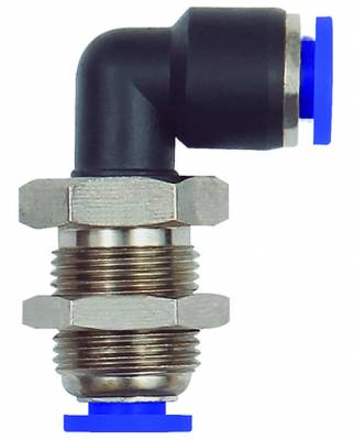Cupla L push-in pentru panou, seria Mini, 6 mm