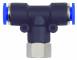 Cupla T push-in cu filet cilindric interior, seria standard, G 1/8&QUOT; - 4 mm