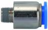 Cupla dreapta rotunda push-in cu filet conic exterior, seria standard, R 1/2&QUOT; - 6 mm