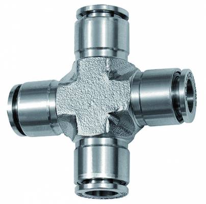 Cupla X push-in, seria Inox, 4 mm