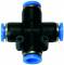 Cupla X push-in, seria standard, 4 mm