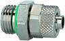 Cupla dreapta push-on 10/8 mm cu filet cilindric exterior G 1/4&QUOT; cu O-ring, alama nichelata