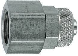 Cuple dreapte push-on cu filet cilindric interior, Inox 1.4571