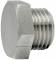 Dop cu hexagon extern, filet exterior G 1&QUOT;, inox 1.4571