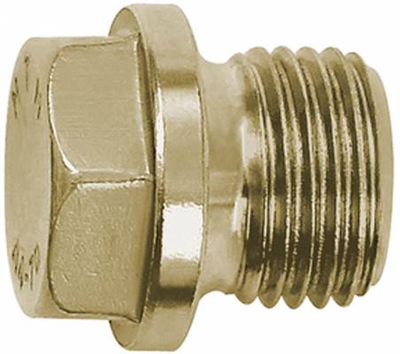 Dop cu hexagon extern si guler, filet G 1/8&QUOT;, inox 1.4571