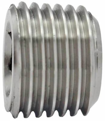 Dop inecat cu hexagon intern, din inox 1.4571