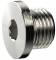 Dop cu hexagon intern, filet G 1 1/4&QUOT; fara O-ring, alama nichelata