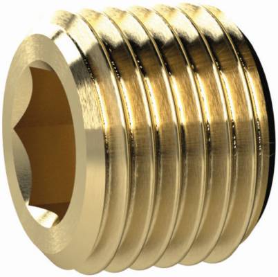 Dop inecat cu hexagon intern, filet M 12x1,5, alama