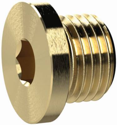 Dop cu hexagon intern, filet G 2&QUOT; fara O-ring, alama