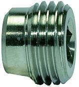 Dop inecat cu hexagon intern, filet G 1/4&QUOT;, inox 1.4571
