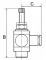Drosel cu filet exterior G 1/4 si conector push-in 6 mm, droselizare furtun - filet