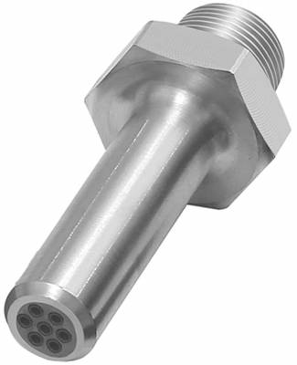 Duza de siguranta rotunda cu nivel redus de zgomot, filet exterior M 12x1,25, 50 mm, Ø exterior 10 mm