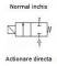 Electroventil 2/2, NO, pana la PN 20, max. 90°C, din inox