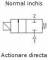 Electroventil 2/2, NC, actionare directa, 24 V DC, G 1/4&QUOT;, 0 - 6 bar