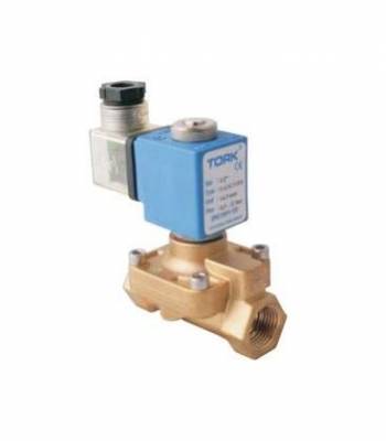 Electroventil 2/2, normal deschis, actionare combinta