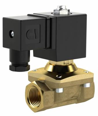 Electroventil 2/2, NC, actionare combinata, 12 V DC, NBR, G 3/8&QUOT;, PN 12