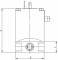 Electroventil 3/2 separat de mediu, debit bidirectional, actionare directa, 230 V AC, FPM, PN 8