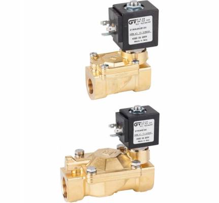 Electroventil 2/2 actionare pilotata, NC, filet G 2&QUOT;, bobina 12V AC - 50 Hz