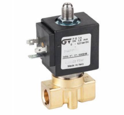 Electroventil 3/2, actionare directa, NC, filet G 1/4&QUOT;, bobina 8W, 24V AC - 50/60 Hz