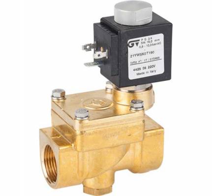 Electroventil 2/2 actionare pilotata, NC, filet G 1&QUOT;, bobina 8W, 110V AC - 50/60 Hz