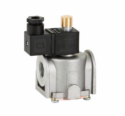 Electroventil pentru gaz, resetare manuala, NO, filet G 1/2&QUOT;, bobina 230V 50/60 Hz