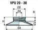 Ventuza rotunda plata 1 burduf NBR seria VPU