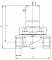 Electroventil 2/2 separat de mediu, NC, actionare pilotata, 24 V AC, NBR, DN 65
