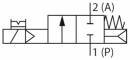 Electroventil 2/2 separat de mediu, NC, actionare pilotata, 24 V AC, NBR, DN 65