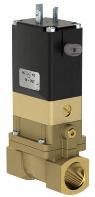 Electroventil 2/2 separat de mediu, NC, actionare pilotata, 24 V AC, NBR, DN 65