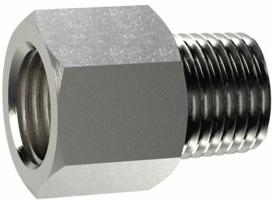 Extensie scurta cu filet exterior R 1/4&QUOT; - interior G 1/4&QUOT;, alama nichelata