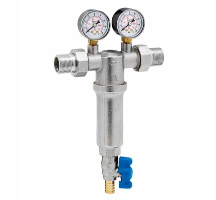 Filtru cu autocuratare, 2 manometre, filet G 1&QUOT;, PN 16