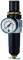 Filtru regulator cu pahar metalic, manometru si piulita panou, seria Heavy Duty Mini