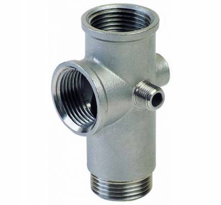 Fiting Inox 5 cai pentru pompa, lungime 99 mm