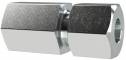 Fiting drept cu filet interior M 14x1,5, tub Ø8mm, 630bar, otel galvanizat