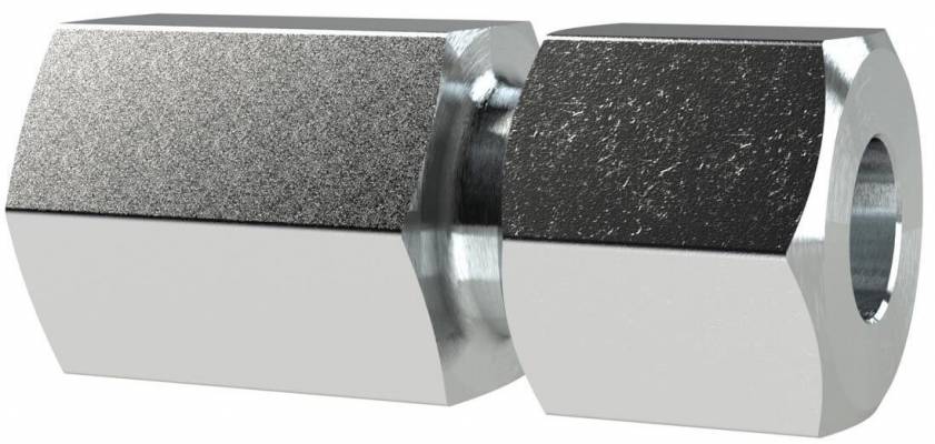 Fiting drept cu filet interior M 14x1,5, tub Ø8mm, 630bar, otel galvanizat