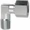 Fiting L cu filet exterior NPT 1/8&QUOT;, tub Ø6mm, 100bar, otel galvanizat