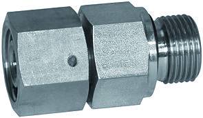 Fiting drept cu filet ext. G 1/2&QUOT;, piulita M 22x1,5, tub Ø15mm, 315bar, inox 1.4571