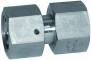 Fiting drept de legatura cu strangere reglabila, piulita M 14x1,5, tub Ø8mm, 315bar, inox 1.4571
