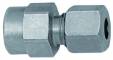 Fiting pentru manometru, filet interior G 1/4&QUOT;, tub Ø12mm, 315bar, otel galvanizat