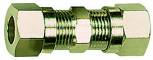 Fiting drept de legatura, tub Ø12mm, 60bar, alama nichelata