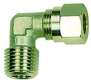 Fiting L cu filet exterior R 1/2&QUOT;, tub Ø18mm, 60bar, alama nichelata