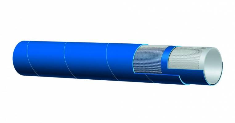 Furtun din cauciuc EPDM 32x46 mm pentru apa fierbinte si abur, pentru industria alimentara
