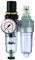 Grup preparare, 2 piese, pahar policarbonat, manometru, vizor PA, seria Heavy Duty Mini