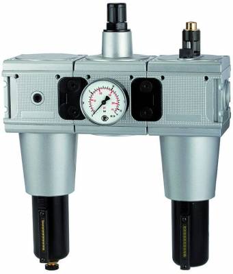 Grup preparare, 3 piese, pahar metalic, vizor metal (zinc-sticla-NBR), seria Multifix