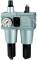Grup preparare, 2 piese, pahar metalic, vizor metal (zinc-sticla-NBR), seria Multifix