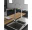 Baterie inox cu arc si dus extractibil