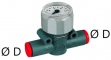 Manometru traseu cu conexiuni push-in 6 mm