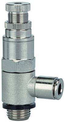 Mini regulator de presiune cu filet exterior si cupla push-in